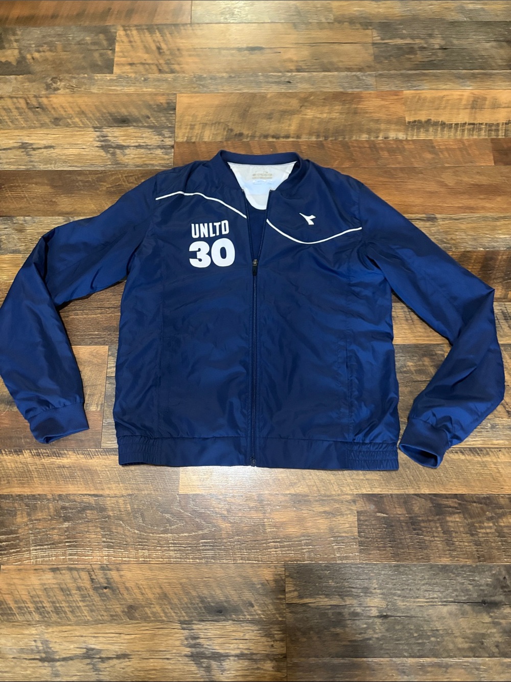 Diadora full-zip warm-up track jacket